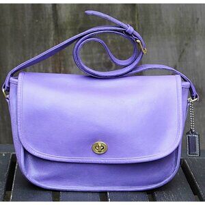 Coach Vintage - Painted, Upcycled City Bag 9790 - Custom Painted Lavender